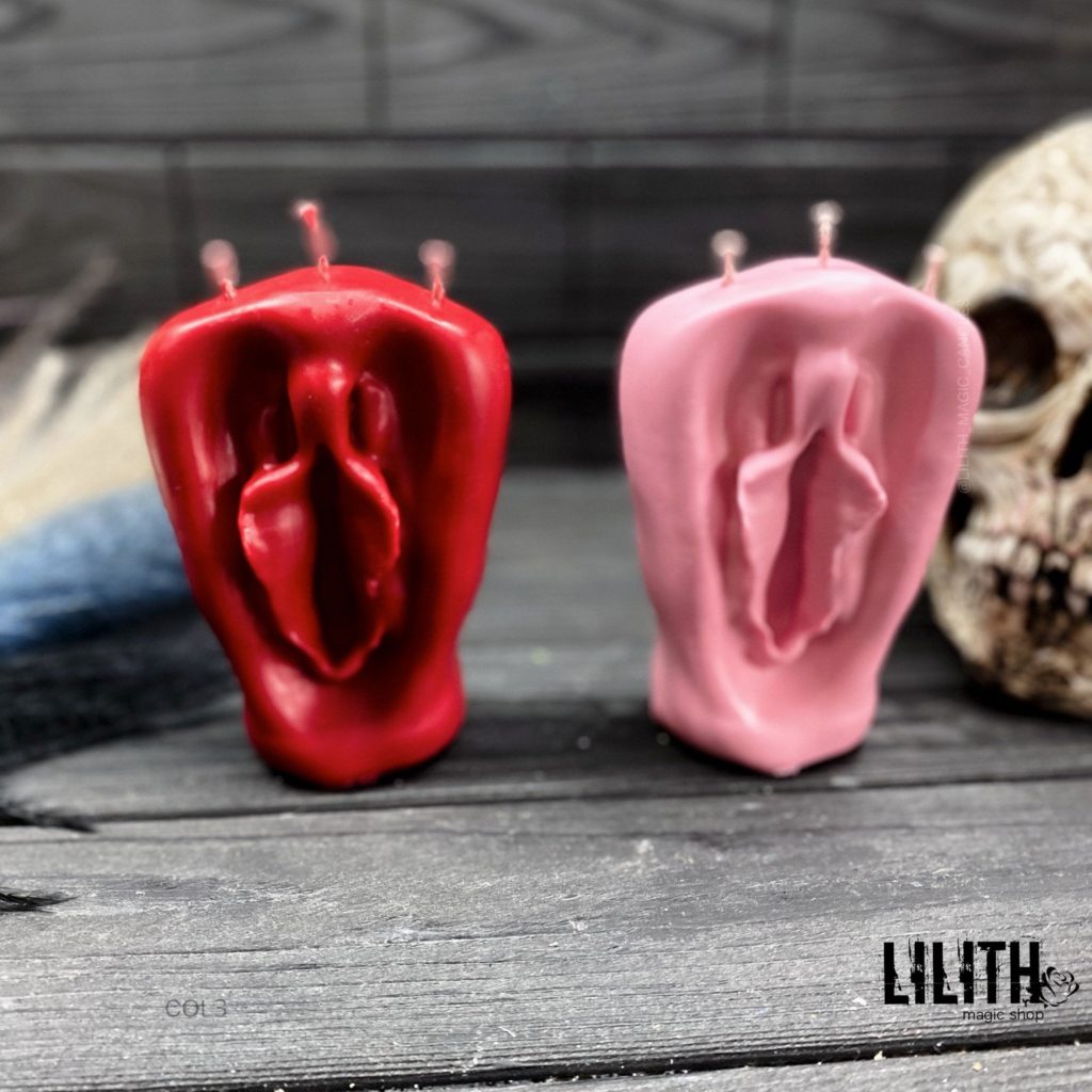 Yoni Vagina Beeswax Ritual Candle Lilith Magic Candles