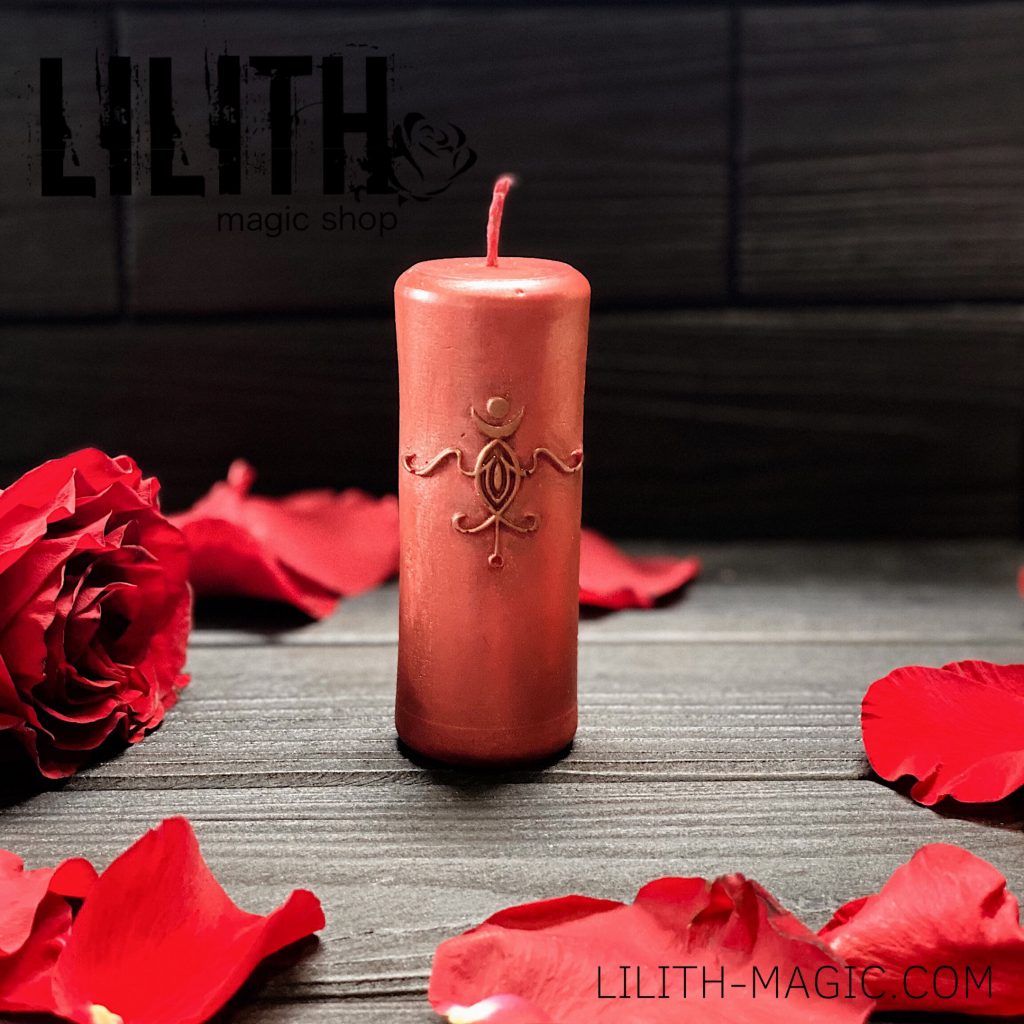 Lilith Altar Beeswax Ritual Candle Lilith Magic Candles