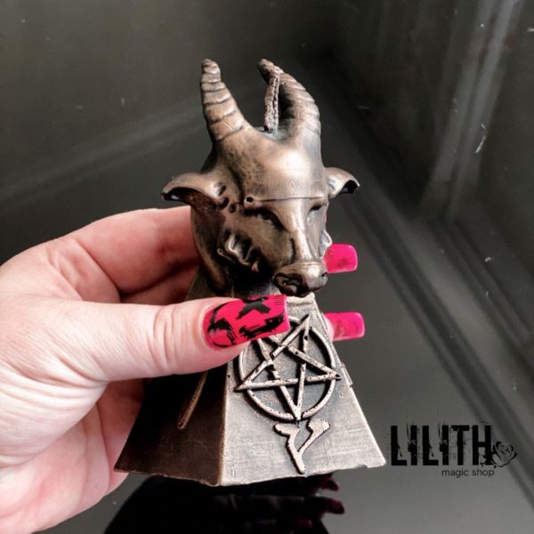 Baphomet Big 5.5 Inches Height Ritual Beeswax Candle