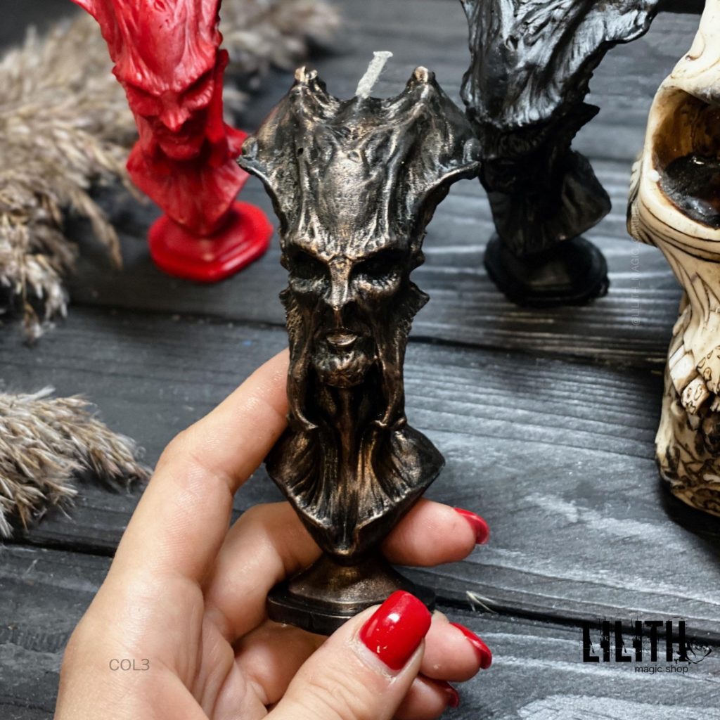 Demon Beeswax Ritual Candle for Appealing to Demons or Strengthening ...