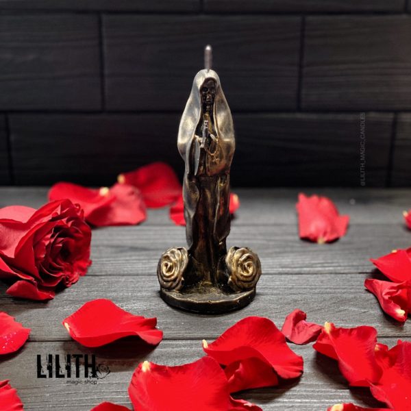 Santa Muerte (Holy Death) Ritual Beeswax Candle