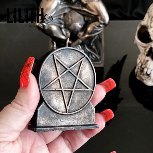 Satan Beeswax Ritual Candle for Appealing to Satan or Strengthening Black Magic Spells