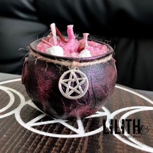 Demonic Passion Beeswax Ritual Candle of the series “Witch’s Cauldron”