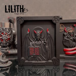 Satan Wooden Icon for Appealing to Satan or Doing Black Magick Spells