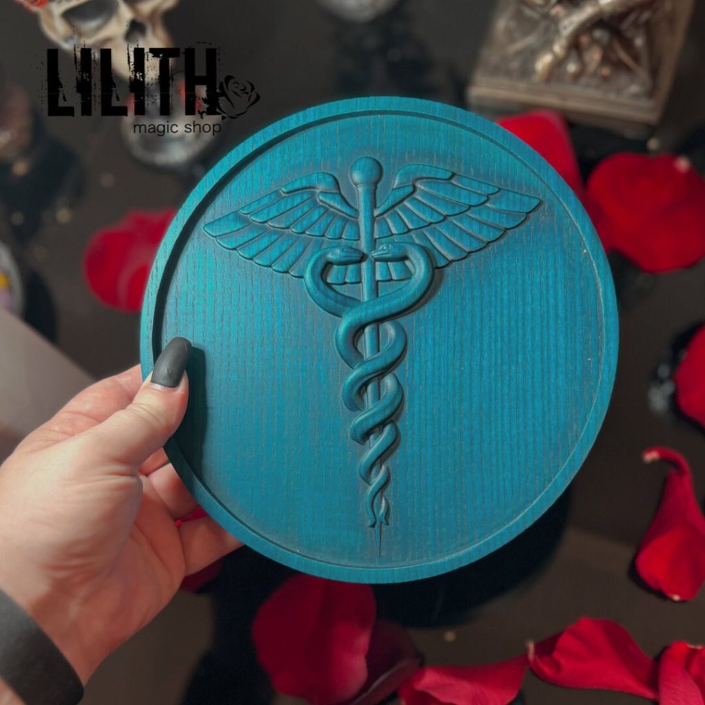 strength-and-wisdom-of-baphomet-wooden-altar-pentacle-8-inches