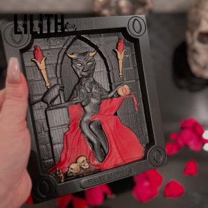 Lust Demon Elizuda Wooden Icon for Appealing to Her or casting Black Magic Love/Lust Spells