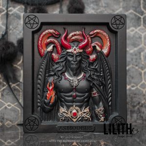 🔥 Деревянная икона короля Асмодея — Ars Goetia 🔥